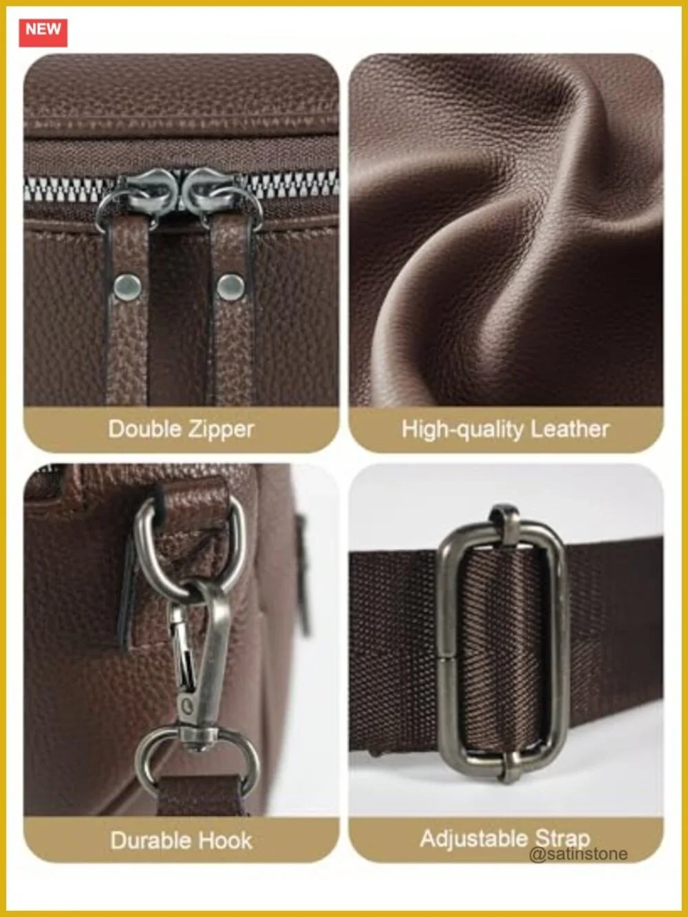 Crossbody Bags for Women Large Vegan Leather Trendy Bum Bag with Coin Purse